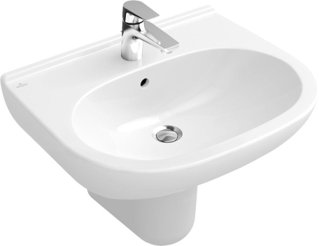 lavabo_o_novo_55_x_45_cm_en_porcelaine,_sans_trop-plein,_blanc_ref__51605601